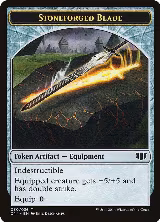 Stoneforged Blade // Germ Double-Sided Token (30 // 14) — card price
