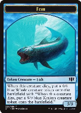 Fish // Zombie (011) Double-Sided Token (8 // 11) — card price