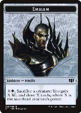 Emblem - Ob Nixilis of the Black Oath // Zombie Double-Sided Token (35 // 16) — card price