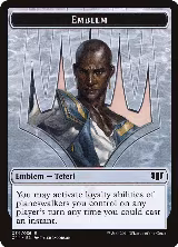 Emblem - Teferi, Temporal Archmage // Zombie (011) Double-Sided Token (34 // 11) — card price