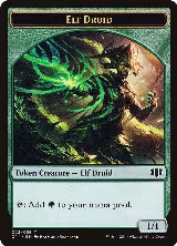 Elf Druid // Beast (020) Double-Sided Token (23 // 20) — card price