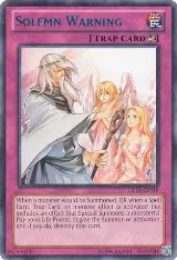 Solemn Warning (Blue) (DL18-EN019), Duelist League Promo — Yu-Gi-Oh! card price