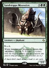 Sandsteppe Mastodon (137), Prerelease Cards — Magic card price