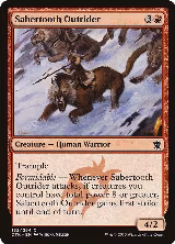 Sabertooth Outrider (152) — card price