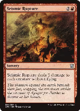 Seismic Rupture (156), Dragons of Tarkir — Magic card price