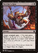 Butcher's Glee (90), Dragons of Tarkir — Magic card price