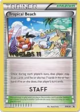 Tropical Beach - BW28 (Worlds 11) [Staff] (BW28) — card price