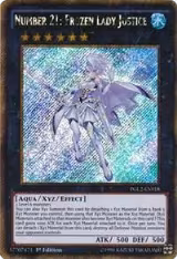 Number 21: Frozen Lady Justice (PGL2-EN018), Premium Gold: Return of the Bling — Yu-Gi-Oh! card price
