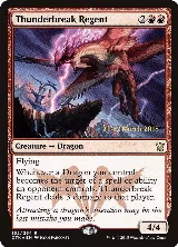 Thunderbreak Regent (162), Prerelease Cards — Magic card price