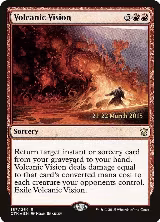 Volcanic Vision (167), Prerelease Cards — Magic card price