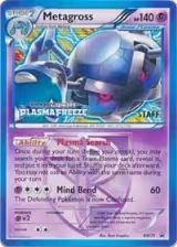 Metagross - BW75 (Team Plasma) (Prerelease) [Staff] (BW75), Black and White Promos — Pokémon card price