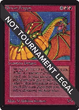 Shivan Dragon (IE), International Edition — Magic card price