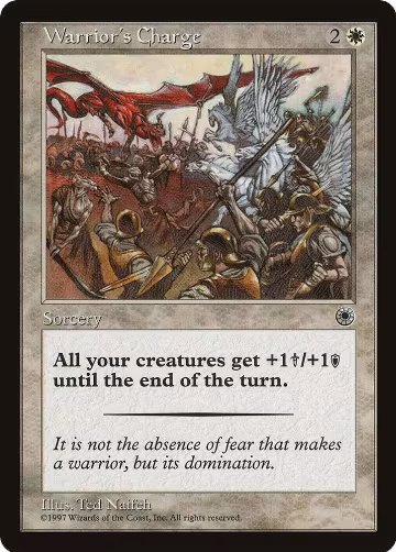 Warrior's Charge (Flavor Text), Portal — Magic card price