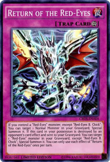 Return of the Red-Eyes (CROS-ENAE4) — card price