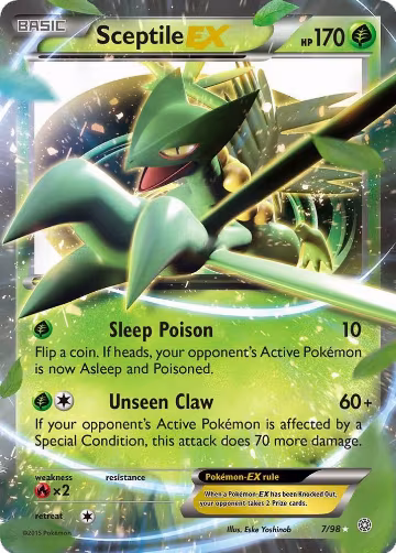 Sceptile EX (7/98), XY - Ancient Origins — Pokémon card price