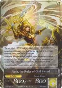 Faria, the Sacred Queen // Faria, the Ruler of God Sword (VS01-003/J) — card price