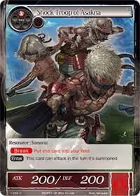 Shock Troop of Asakna (1-052), Starter Deck: Wolves of the Raging Flames — Force of Will card price