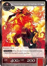 Bammoo, the Raging Fire Beast (1-062), Starter Deck: Wolves of the Raging Flames — Force of Will card price