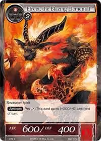 Efreet, the Blazing Elemental (1-072) — card price