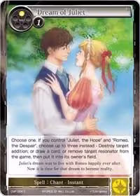 Dream of Juliet (CMF-004), Crimson Moon's Fairy Tale — Force of Will card price