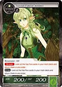 Elvish Patrol Soldier (2-076), Starter Deck: Magic Circle of the Hurricane — Force of Will card price