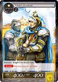 Order of Gartar (1-007), Starter Deck: Knights of the Round Table — Force of Will card price