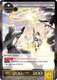 Kingdom Alchemist Wizards Force (1-016), Starter Deck: Knights of the Round Table — Force of Will card price