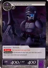 Skeleton Horseman (2-134), Starter Deck: Jet Black Phantom — Force of Will card price