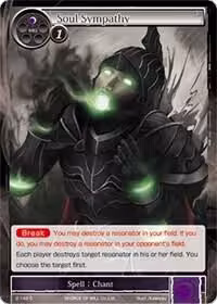 Soul Sympathy (2-149), Starter Deck: Jet Black Phantom — Force of Will card price