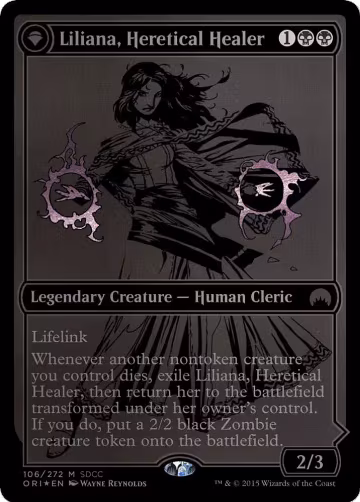 Liliana, Heretical Healer (SDCC 2015 Exclusive) (106) — card price