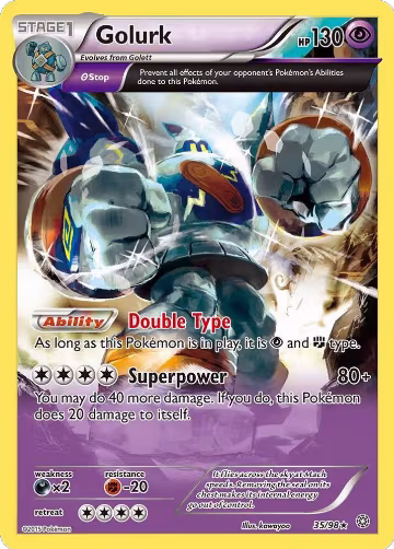 Golurk (35) (35/98), XY - Ancient Origins — Pokémon card price