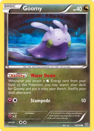 Goomy (58/98), XY - Ancient Origins — Pokémon card price