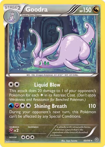 Goodra (60/98), XY - Ancient Origins — Pokémon card price