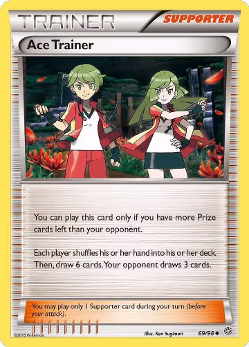 Ace Trainer (69/98), XY - Ancient Origins — Pokémon card price