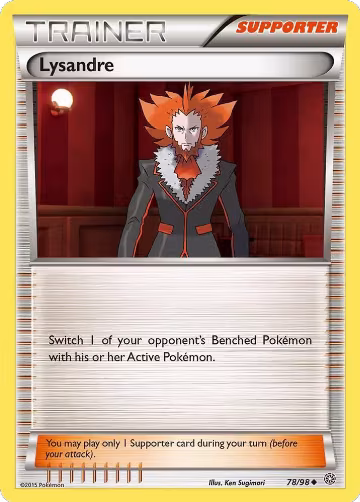 Lysandre (78/98), XY - Ancient Origins — Pokémon card price