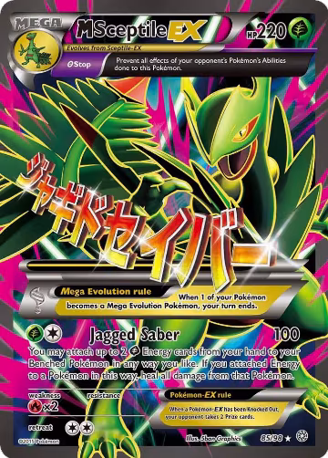 M Sceptile EX (85 Full Art) (85/98), XY - Ancient Origins — Pokémon card price