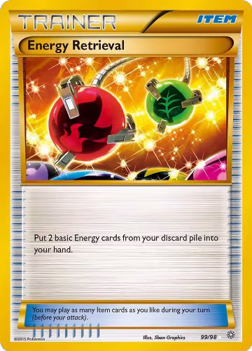 Energy Retrieval (99/98), XY - Ancient Origins — Pokémon card price