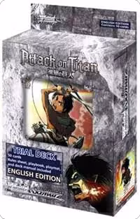 Attack on Titan Trial Deck, Attack on Titan — Weiß Schwarz sealed product price