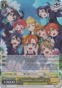 "Towards a Dream" u's (RRR) (LL/EN-W01-007R RRR) — card price