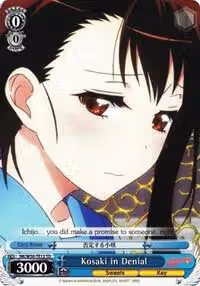 Kosaki in Denial (TD) (NK/W30-TE12 TD), NISEKOI -False Love- — Weiß Schwarz card price