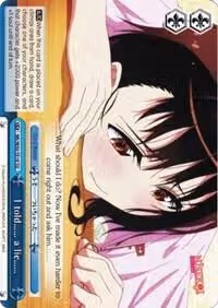 I told...... a lie...... (TD) (NK/W30-TE19 TD), NISEKOI -False Love- — Weiß Schwarz card price