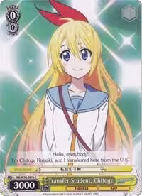 Transfer Student, Chitoge (NK/W30-E016 C), NISEKOI -False Love- — Weiß Schwarz card price