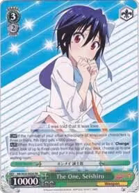 The One, Seishiro (NK/W30-E026 RR), NISEKOI -False Love- — Weiß Schwarz card price
