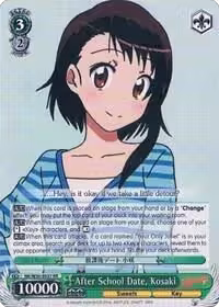 After School Date, Kosaki (NK/W30-E027 RR), NISEKOI -False Love- — Weiß Schwarz card price