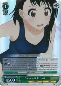 Swimsuit Kosaki (SR) (NK/W30-E030S SR), NISEKOI -False Love- — Weiß Schwarz card price