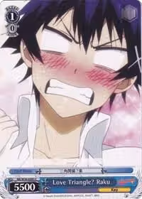 Love Triangle!? Raku (NK/W30-E093 C), NISEKOI -False Love- — Weiß Schwarz card price