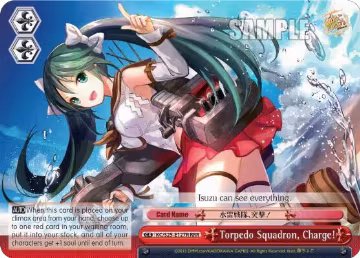 Torpedo Squadron, Charge! (RRR) (KC/S25-E127R RRR), KanColle — Weiß Schwarz card price