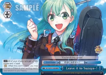 Leave it to Suzuya-! (RRR) (KC/S25-E162R RRR), KanColle — Weiß Schwarz card price
