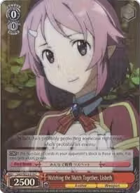 Watching the Match Together, Lisbeth (Parallel Foil) (SAO/SE23-E10 C), Sword Art Online II — Weiß Schwarz card price