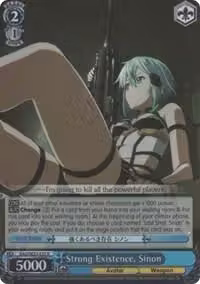 Strong Existence, Sinon (Parallel Foil) (SAO/SE23-E22 R), Sword Art Online II — Weiß Schwarz card price